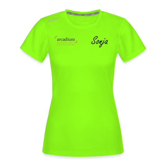 T-shirt Run 2.0 Femme | Sonja - vert néon