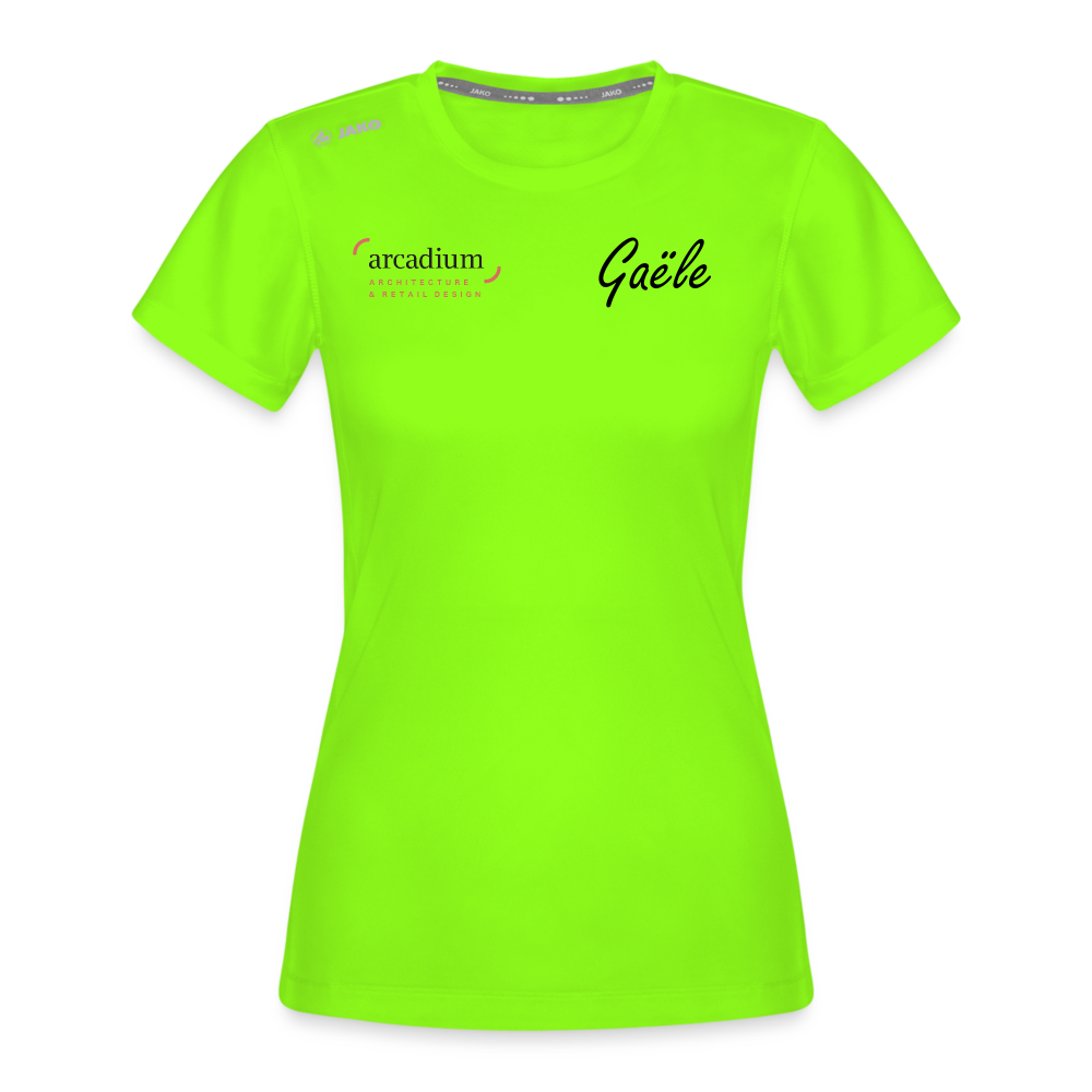 T-shirt Run 2.0 Femme | Gaële - vert néon T-shirt Run 2.0 Femme | Gaële - vert néon
