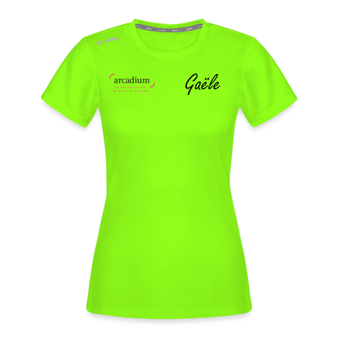 T-shirt Run 2.0 Femme | Gaële - vert néon T-shirt Run 2.0 Femme | Gaële - vert néon