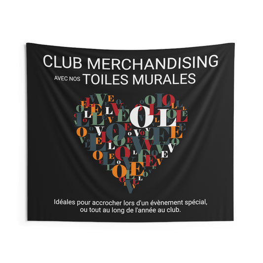 Toile Murale Personnalisable | Club Merchandising MoOodMaker