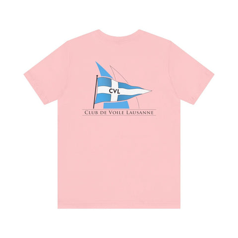 T-shirt Classique Coton rose dos | Boutique CVL