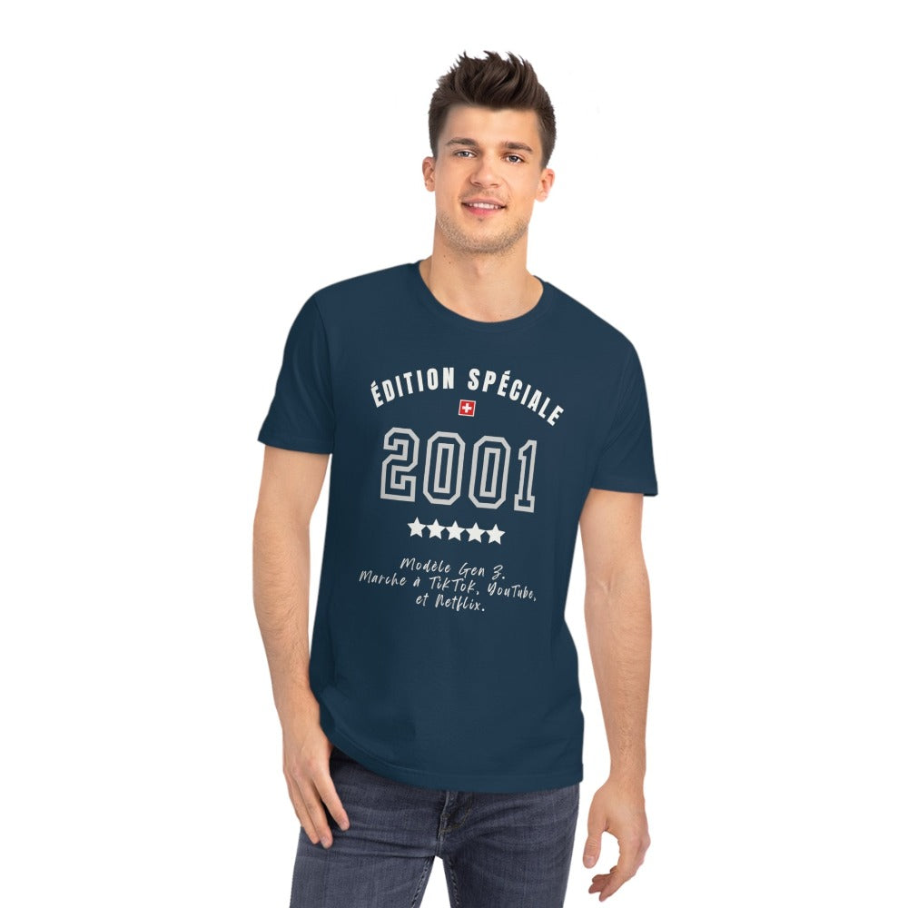 T-shirt ANNIVERSAIRE 02 Homme Bio | PERSONNALISATION