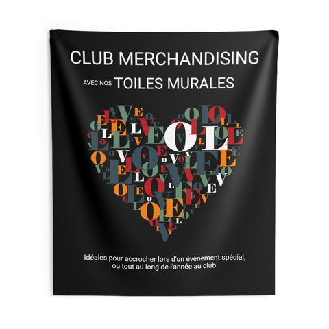 Toile Murale Personnalisable | Club Merchandising MoOodMaker