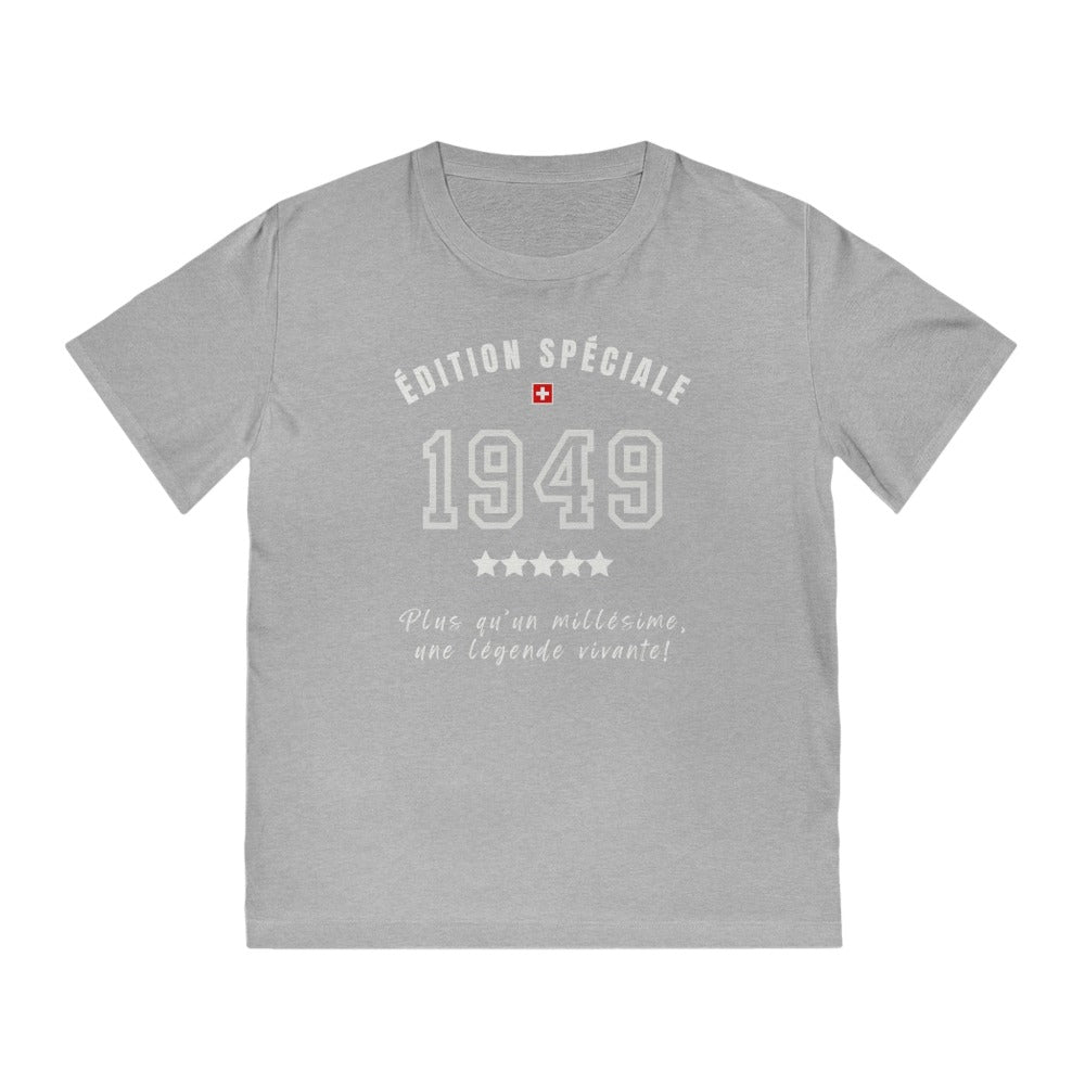 T-shirt ANNIVERSAIRE 02 Homme Bio | PERSONNALISATION