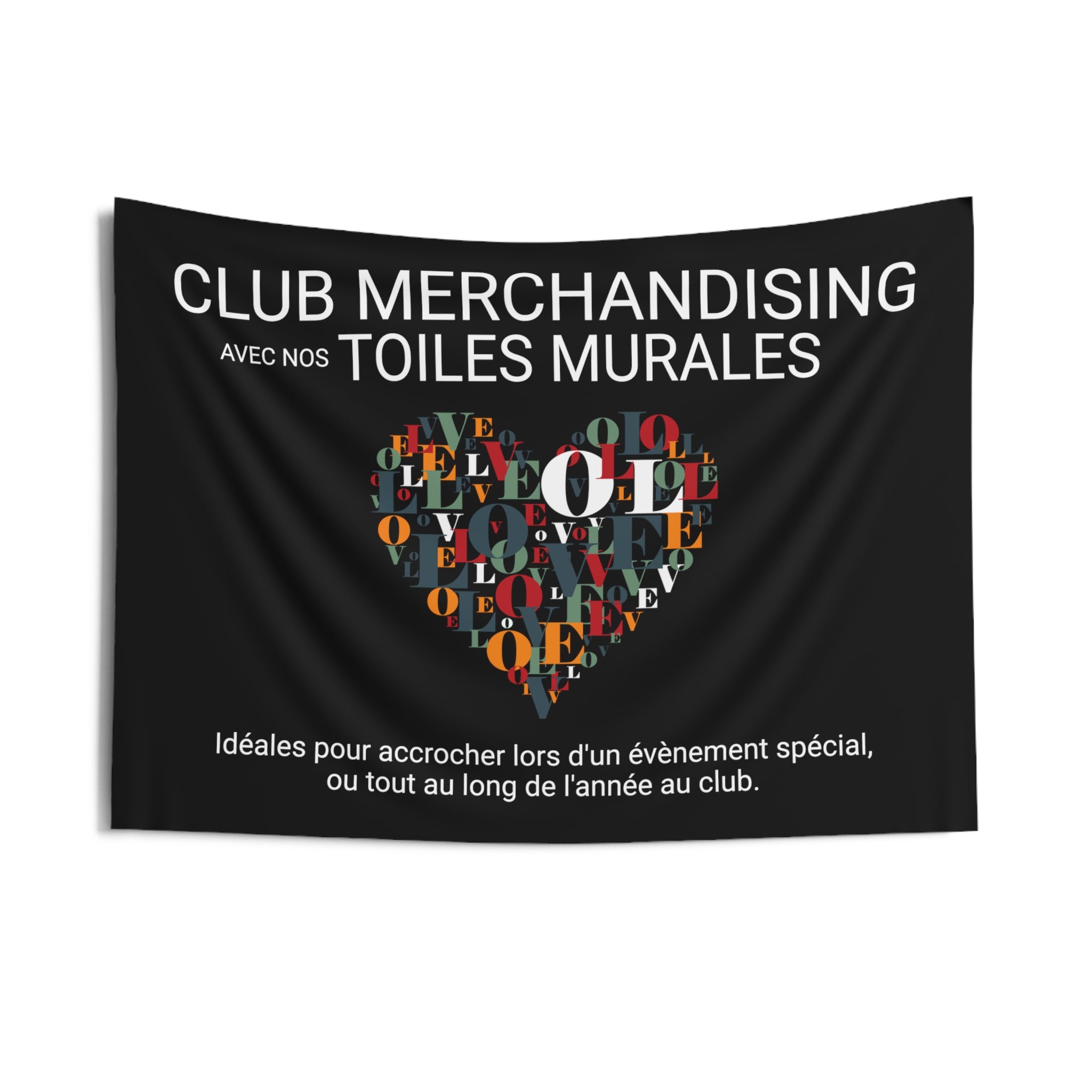 Toile Murale Personnalisable | Club Merchandising MoOodMaker