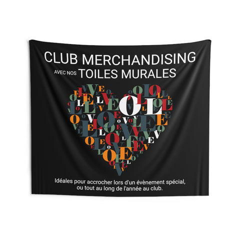 Toile Murale Personnalisable | Club Merchandising MoOodMaker