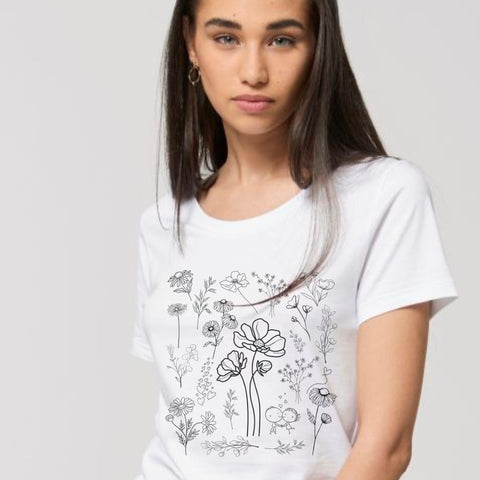 T-shirt Bio Femme | FLOWER POWER