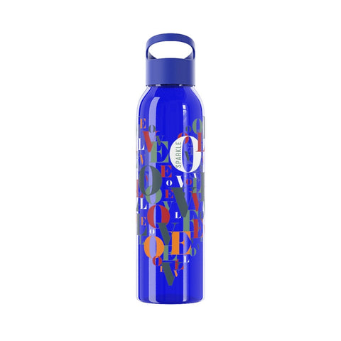 MoOodMaker Merchandising Bouteille d'Eau Personnalisée Bleu 640ml