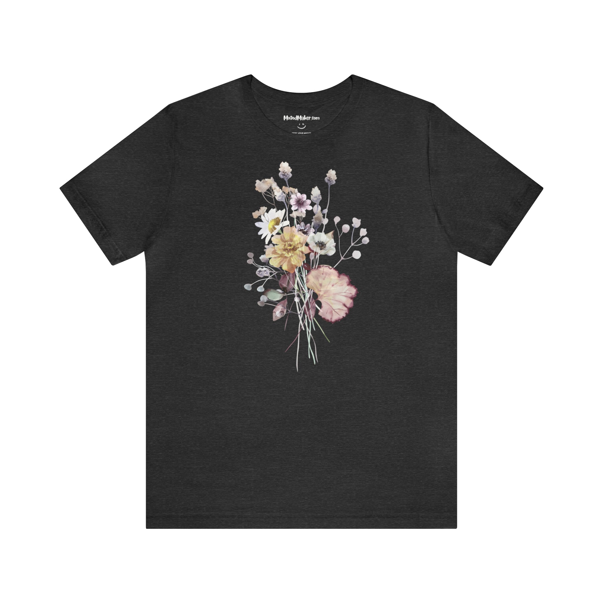 MoOodMaker T-shirt Imprimé gris chiné | FLOWER POWER