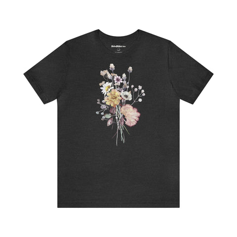 MoOodMaker T-shirt Imprimé gris chiné | FLOWER POWER