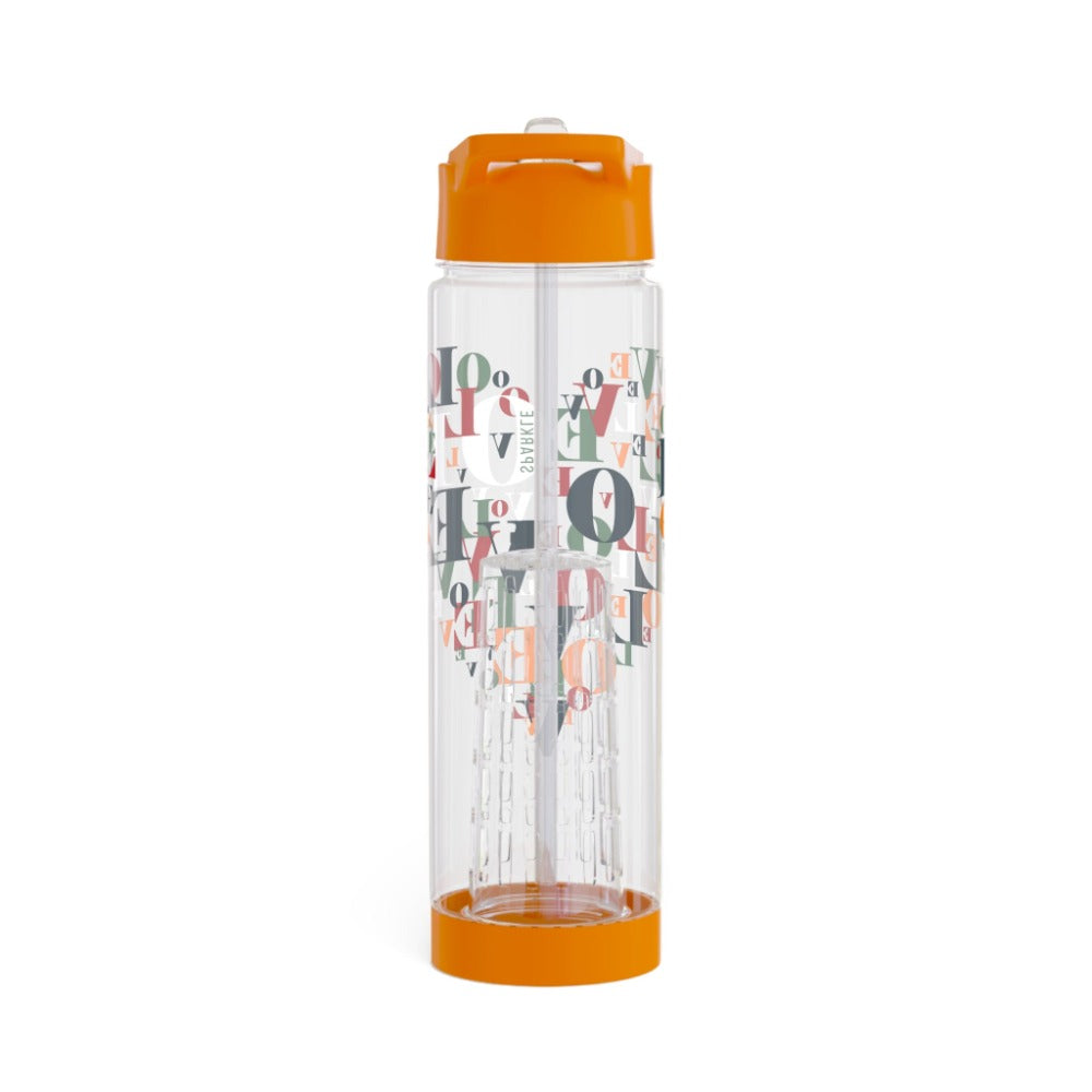 Bouteille d'Eau Infuseur 740ml orange MoOodMaker Merchandising