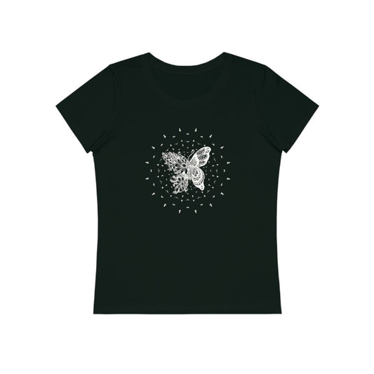 49.2 T-shirt Bio Femme Mandala Papillon | MYSTIC
