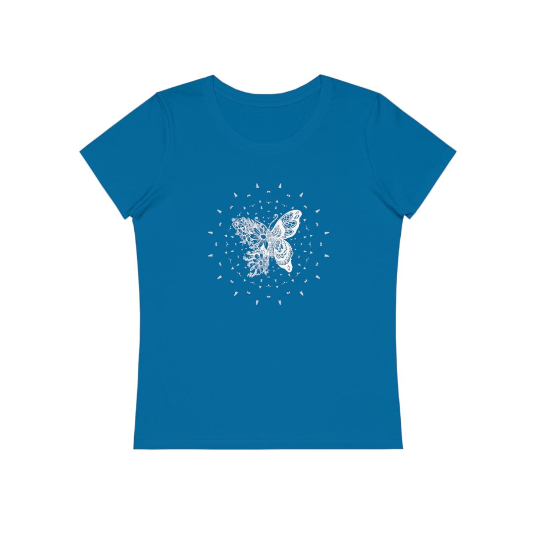 49.2 T-shirt Bio Femme Mandala Papillon | MYSTIC