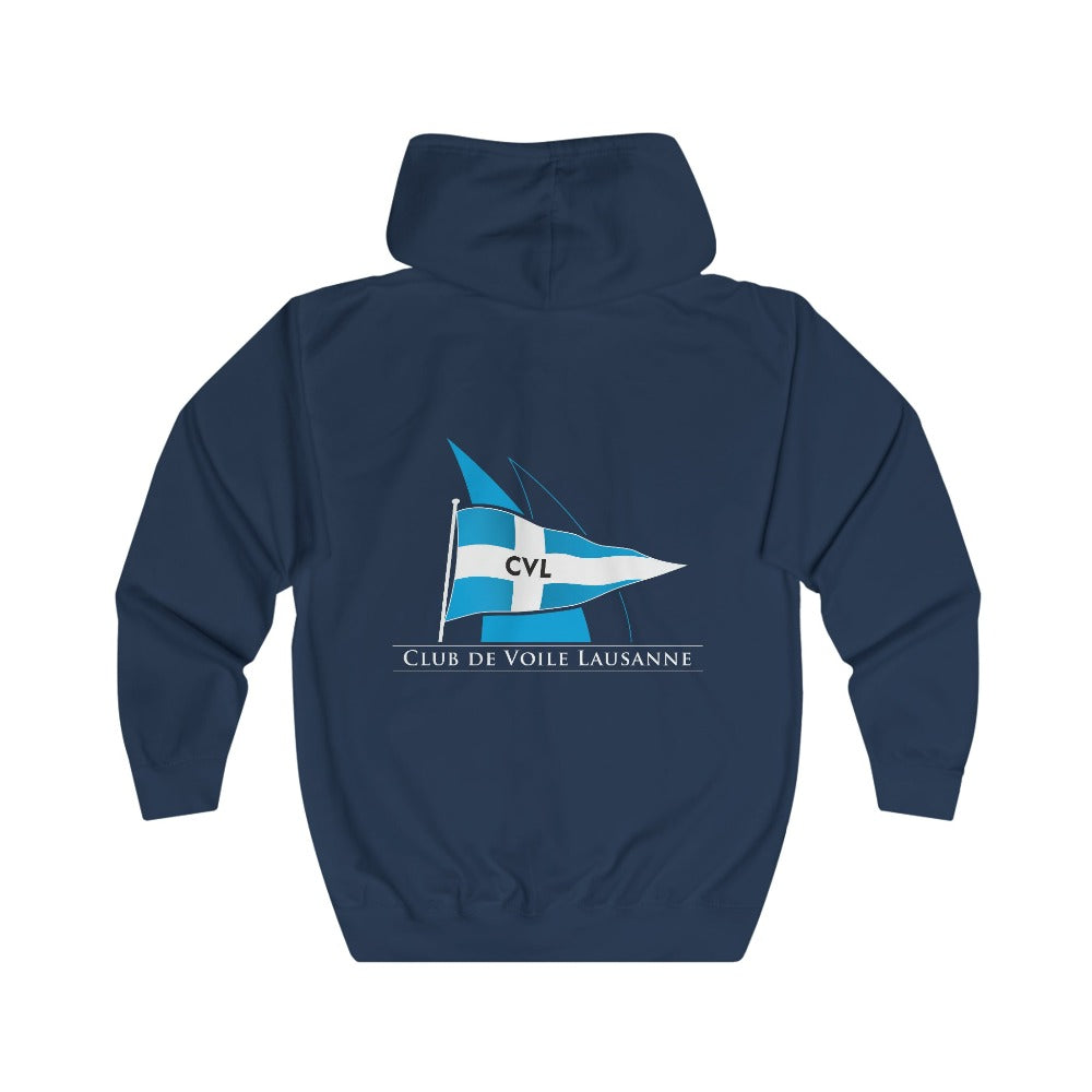 Pull Zip-Hoodie CVL | Club de Voile Lausanne