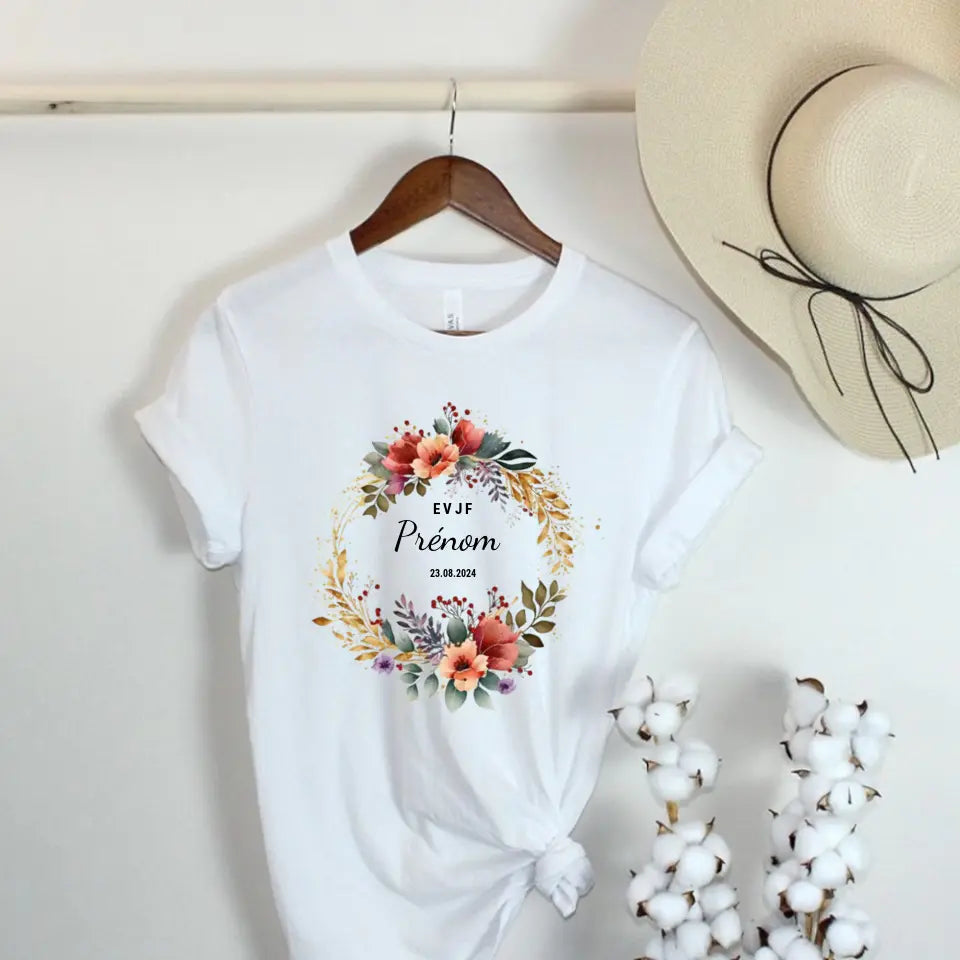 T-shirt EVJF Bohème | Personnalisé