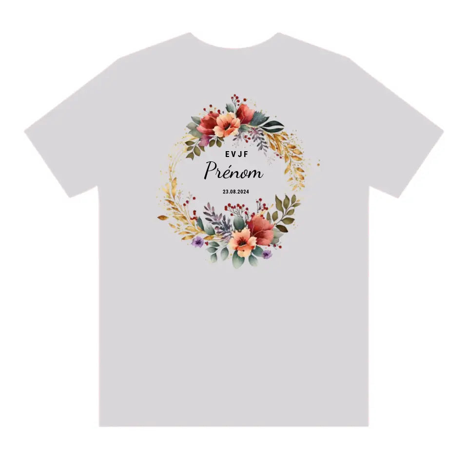 T-shirt EVJF Bohème | Personnalisé