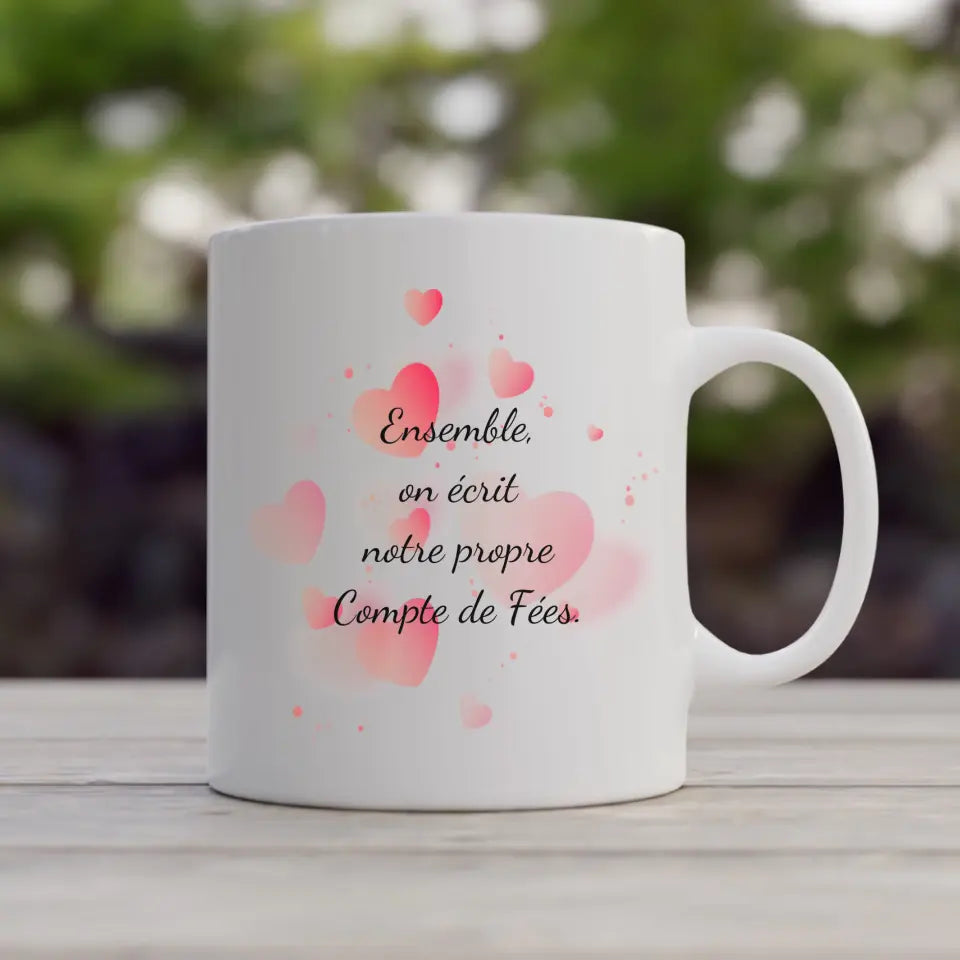 Mug Couple Saint Valentin | Tasse Personnalisée