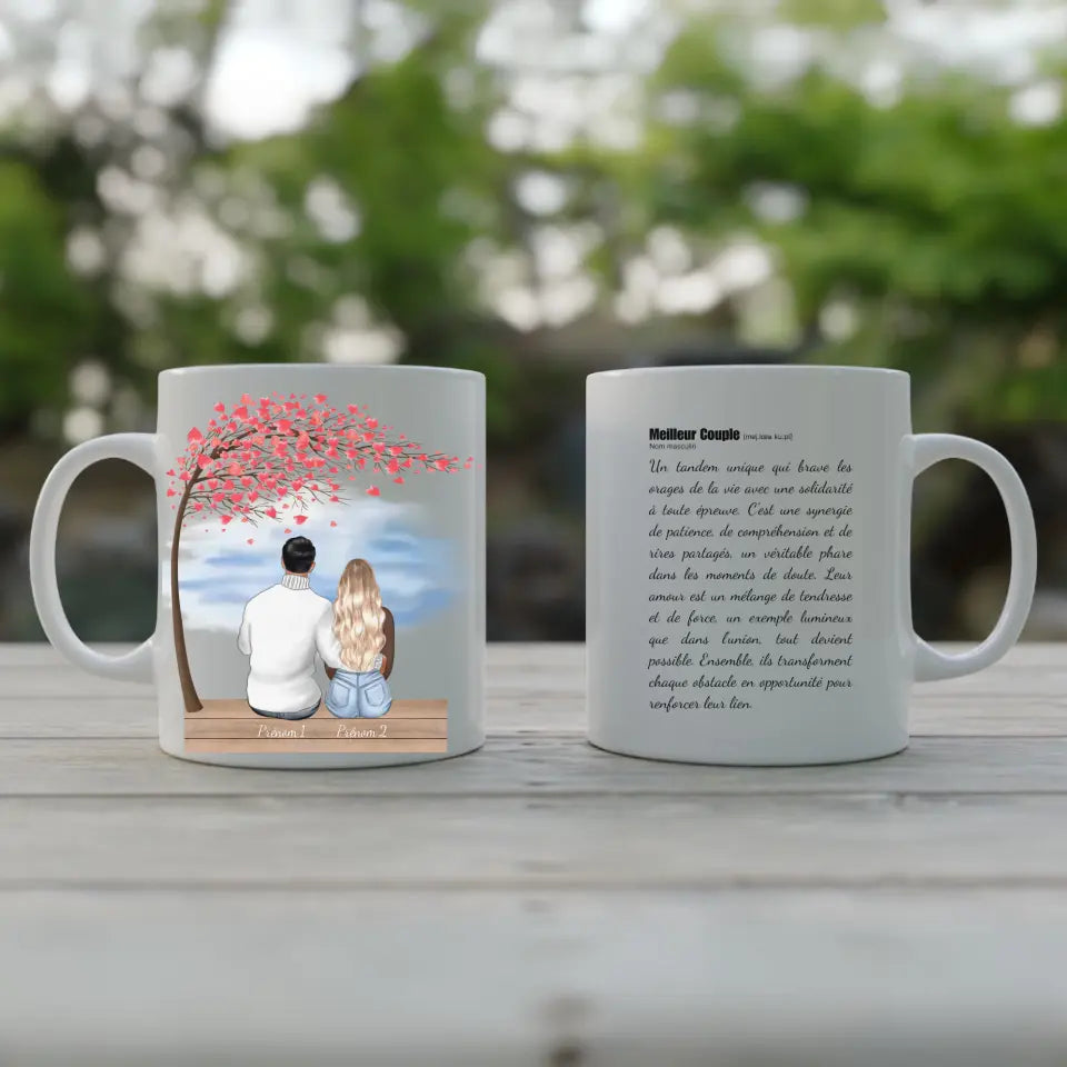 Mug Meilleur Couple Saint Valentin | Tasse Personnalisée