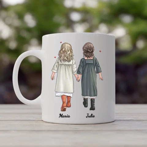 Mug Meilleures Amies Vintage | Tasse Personnalisée