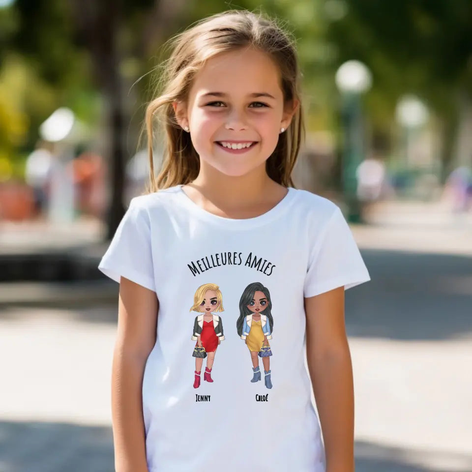 T-shirt Enfant Best Friends Forever | PERSONNALISER