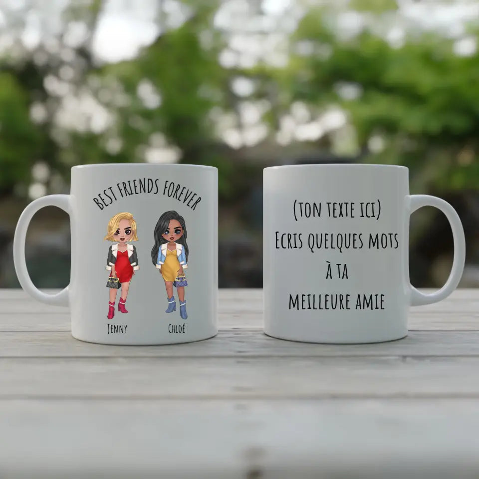 Mug Best Friends Hiver | Tasse Personnalisée