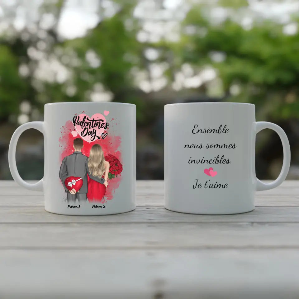 Mug Saint Valentin | Tasse Personnalisée