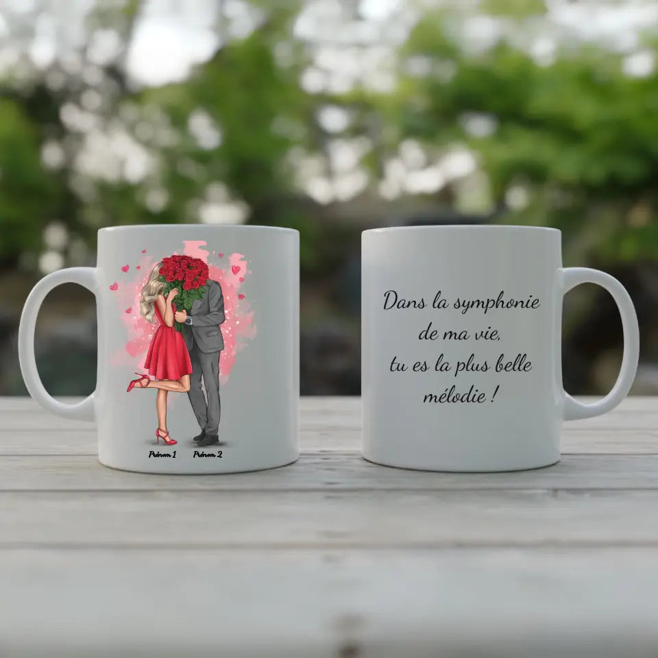 Mug des Amoureux Saint Valentin | Tasse Personnalisée