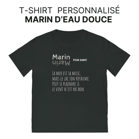 T-shirt MARIN D'EAU DOUCE Homme Bio | PERSONNALISÉ