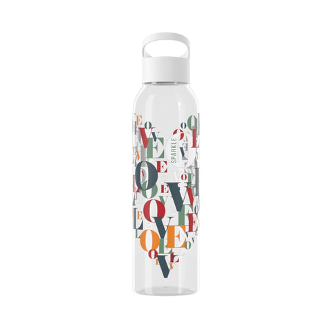 MoOodMaker Merchandising Bouteille d'Eau Personnalisée Blanc 640ml