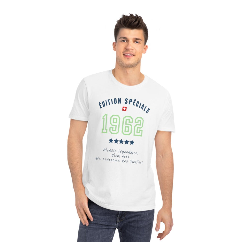 T-shirt ANNIVERSAIRE 02 Homme Bio | PERSONNALISATION