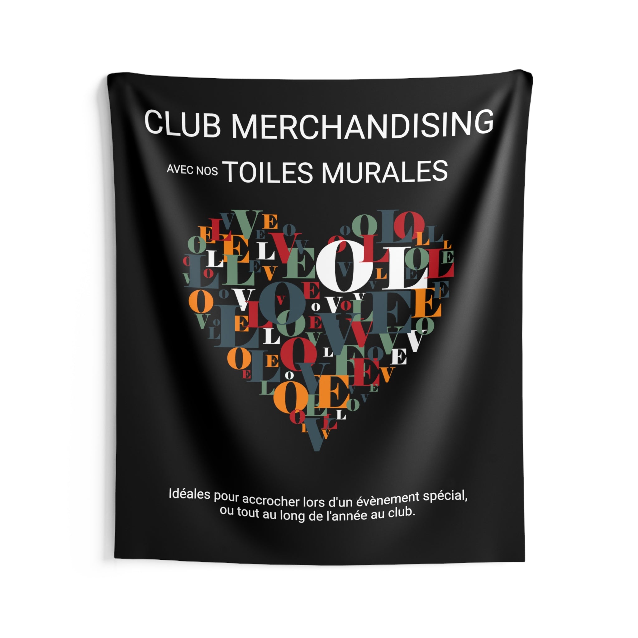 Toile Murale Personnalisable | Club Merchandising MoOodMaker