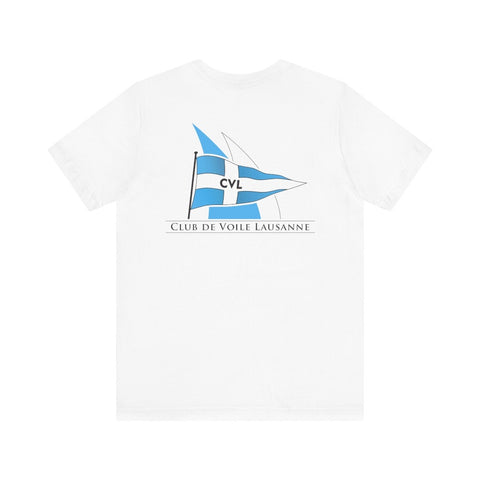 T-shirt Classique Coton blanc unisexe vu de dos | Boutique CVL