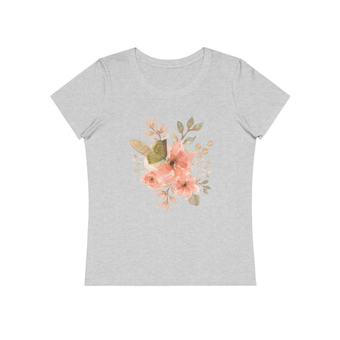 FP 02.2 T-shirt Bio Femme Fleurs & Papillon | FLOWER POWER