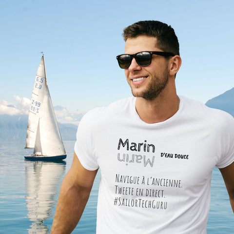 T-shirt MARIN D'EAU DOUCE Homme Bio | PERSONNALISÉ