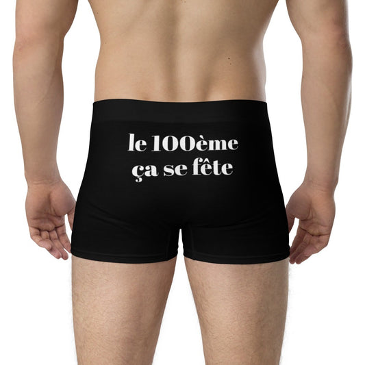 Caleçon Boxer Noir | Boutique 100e Lutte HB