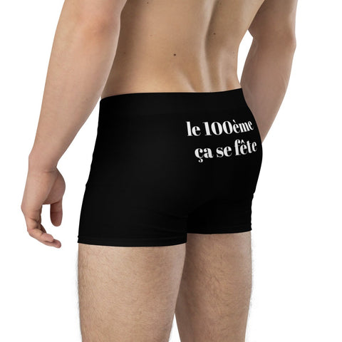 Caleçon Boxer Noir | Boutique 100e Lutte HB