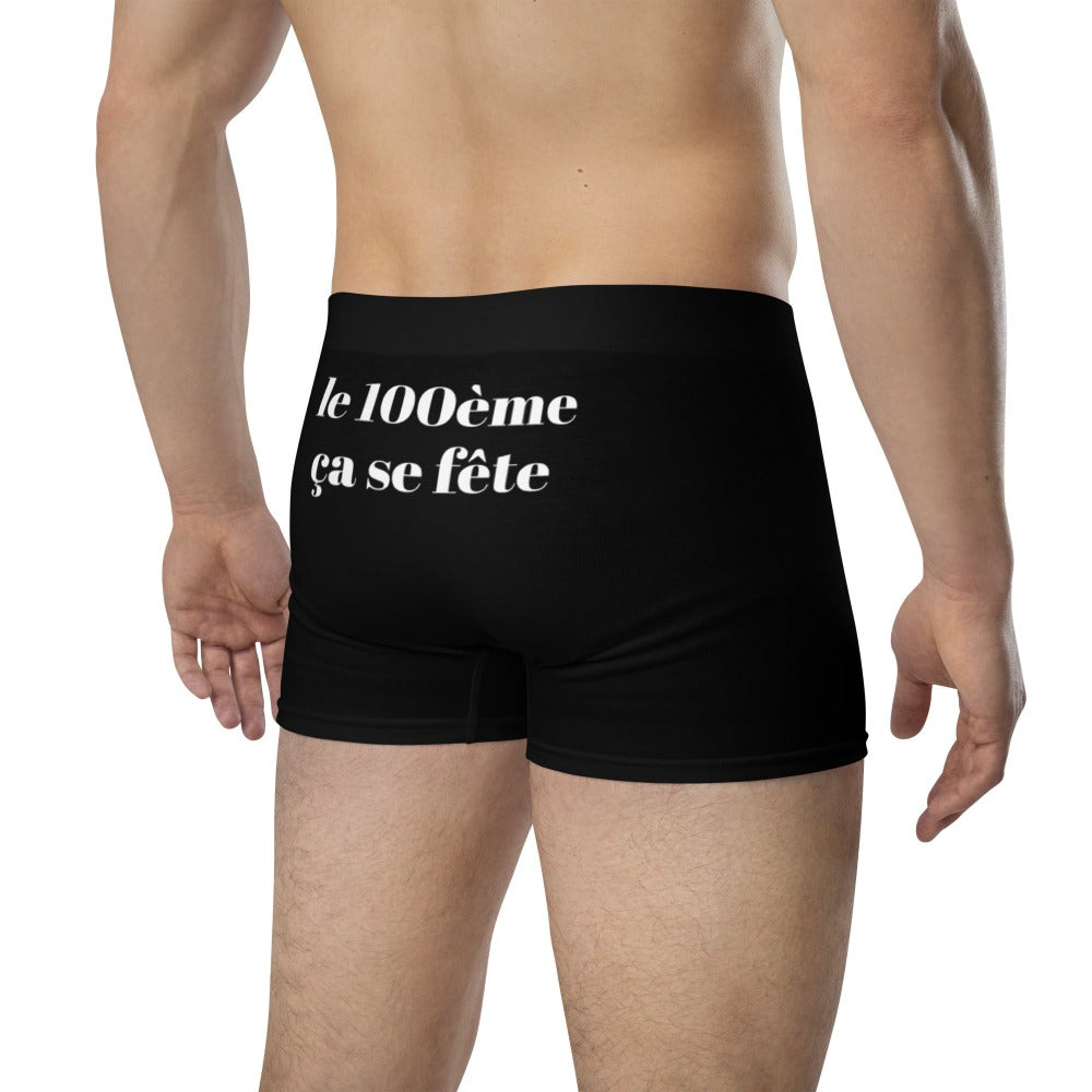 Caleçon Boxer Noir | Boutique 100e Lutte HB