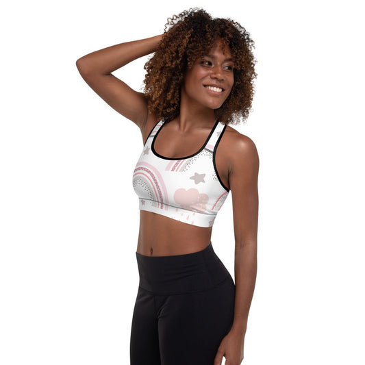 Mooodmaker Merchandising Brassière de Sport Rembourrée  Personnalisée