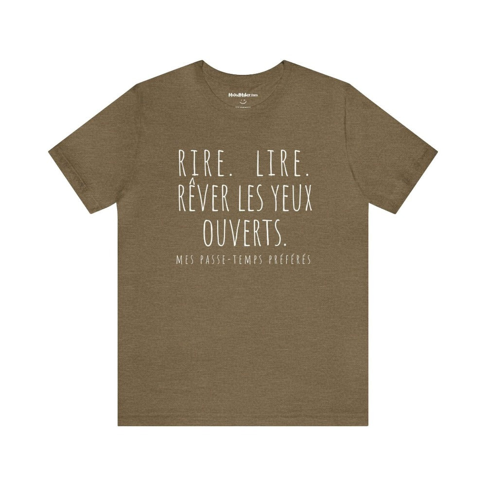 36 T-shirt Lire Rire Rêver |  FEEL-GOOD