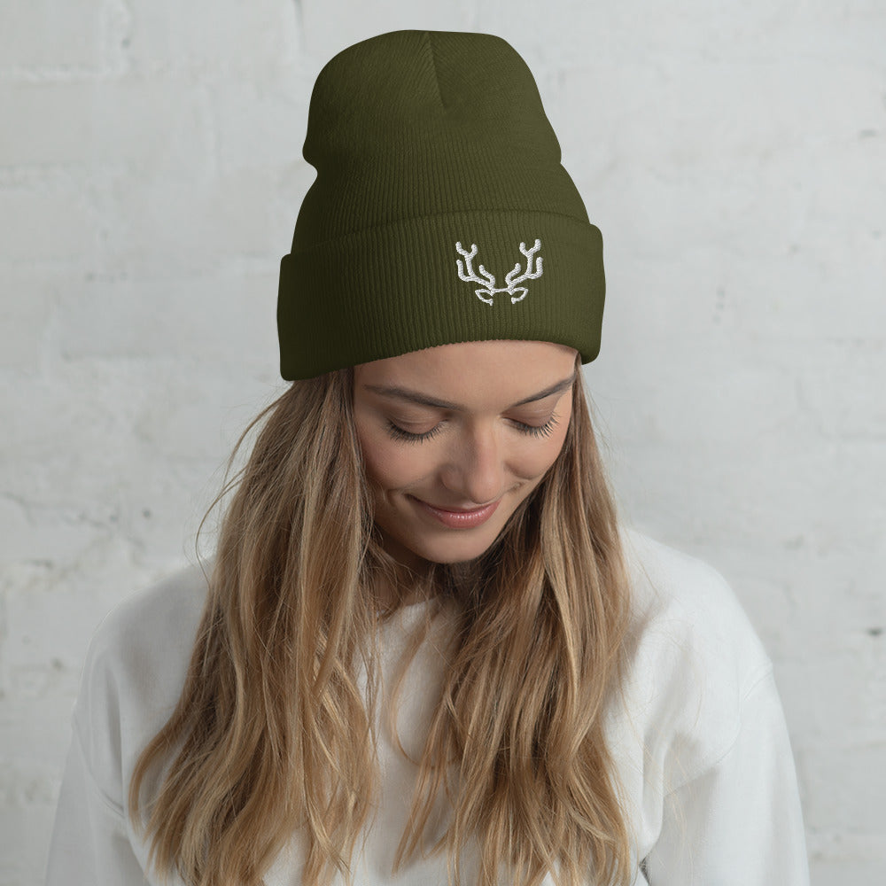 Bonnet d'Hiver Brodé Unisexe | Cerf PASSIONATE