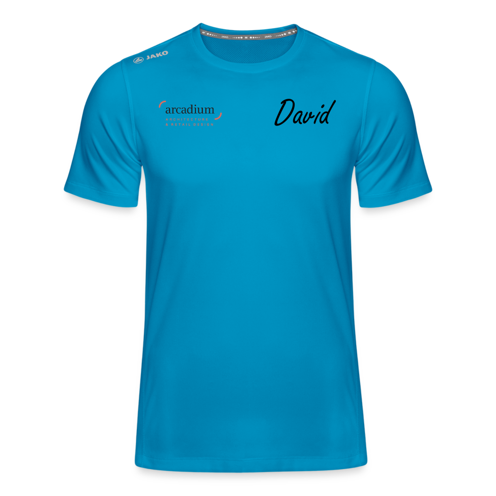 T-shirt Personnalisé MoOodMaker T-shirt Run 2.0 Homme | David - bleu saphir