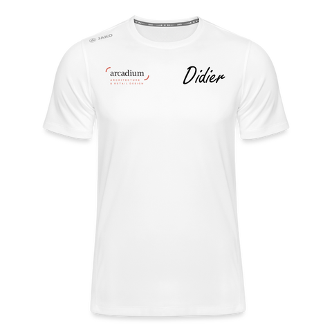 T-shirt Run 2.0 Homme | Didier - blanc