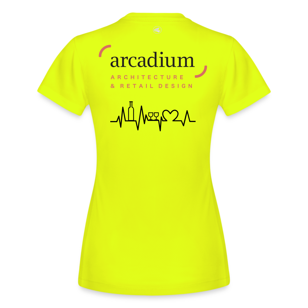 T-shirt Run 2.0 Femme | Sonja - jaune néon