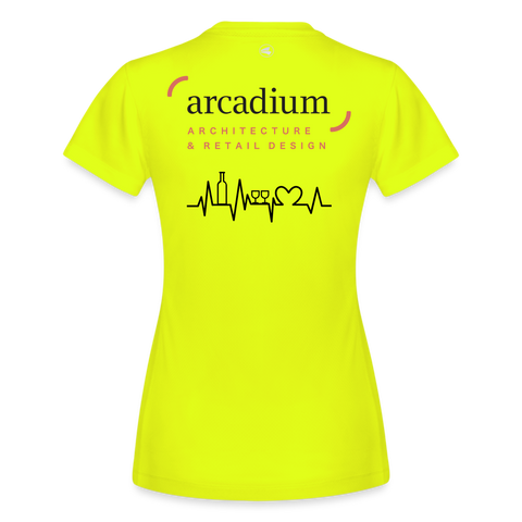 T-shirt Run 2.0 Femme | Sonja - jaune néon