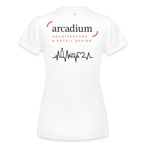 T-shirt Run 2.0 Femme | Angela - blanc