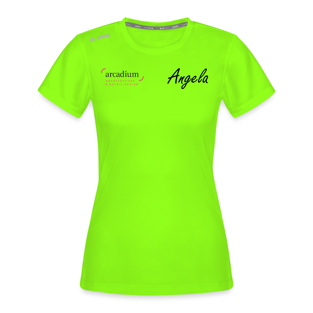 T-shirt Run 2.0 Femme | Angela - vert néon