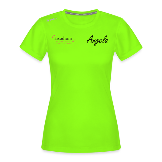 T-shirt Run 2.0 Femme | Angela - vert néon