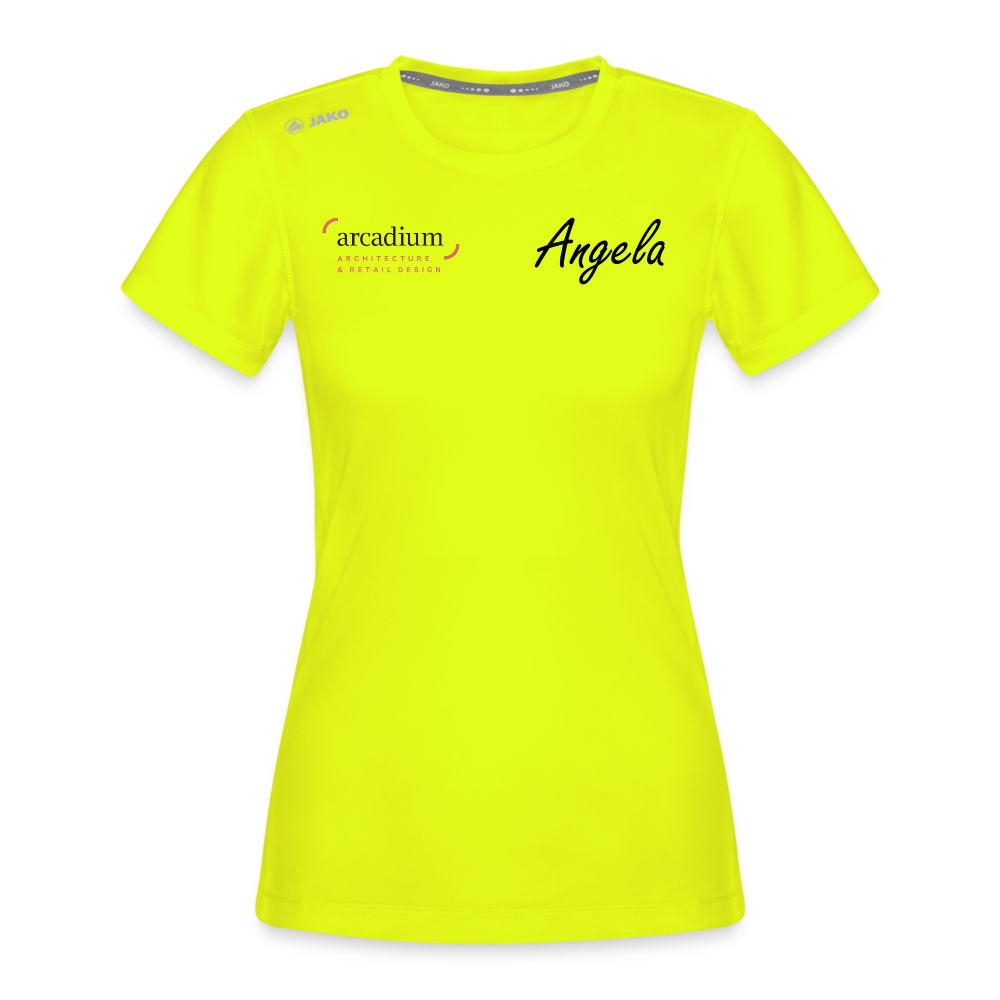 T-shirt Run 2.0 Femme | Angela - jaune néon