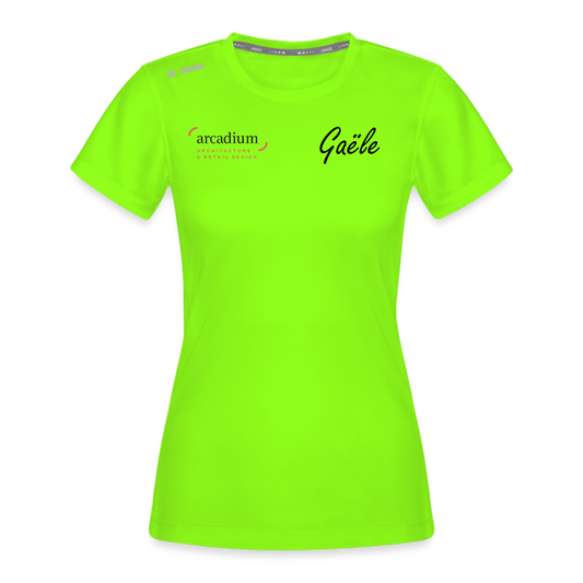 T-shirt Run 2.0 Femme | Gaële - vert néon