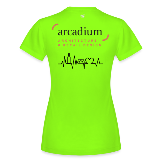 T-shirt Run 2.0 Femme | Gaële - vert néon